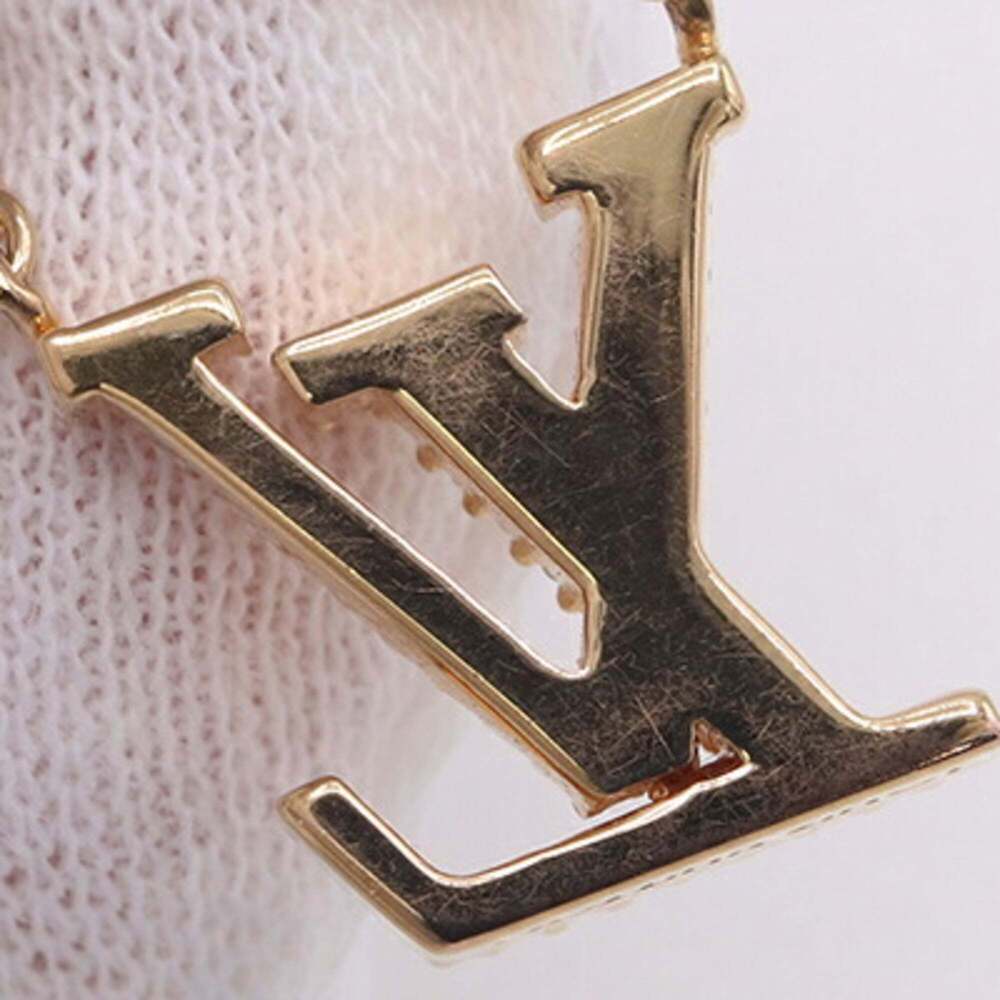 LOUIS VUITTON Gold Necklace - Picture 5 of 6